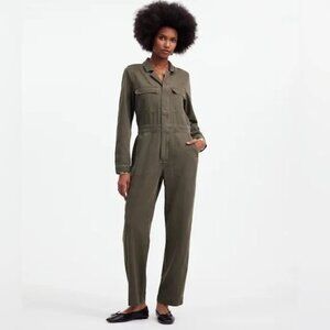 Madewell Faded Ivy Utility Jumpsuit Small